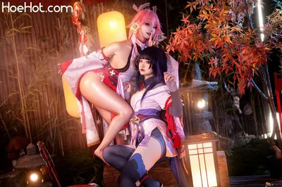 伊喵君_Nya NO.007 伊喵君_Nya &amp; JingSan - 《原神-鸣神双人》 八重&amp;雷神 双倍快乐 nude cosplay leaked 333764