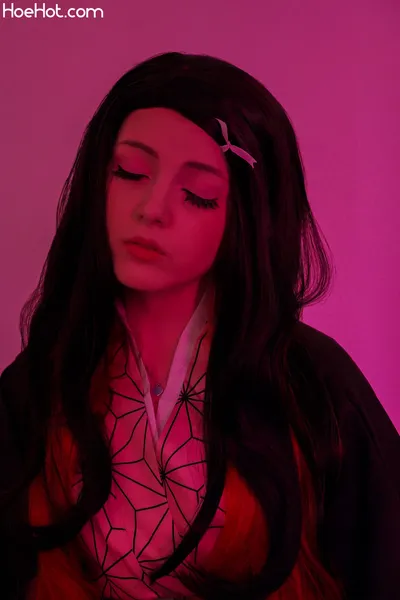 Olyashaa - Nezuko nude cosplay leaked 301755