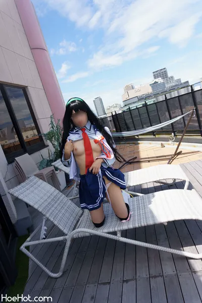 (fantia) [Today Cosplay is a side dish] Public sex with the active cosplayer playing Kan**lle **yodo (Kantai Collection -KanColle-) nude cosplay leaked 505125