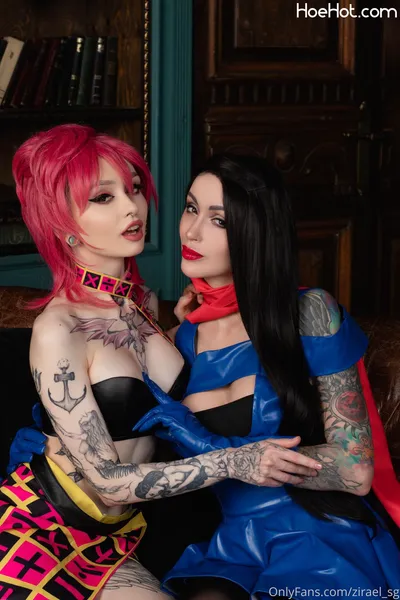 Lera Himera &amp; Zirael Rem : Lisa Lisa with Trish Una nude cosplay leaked 537100