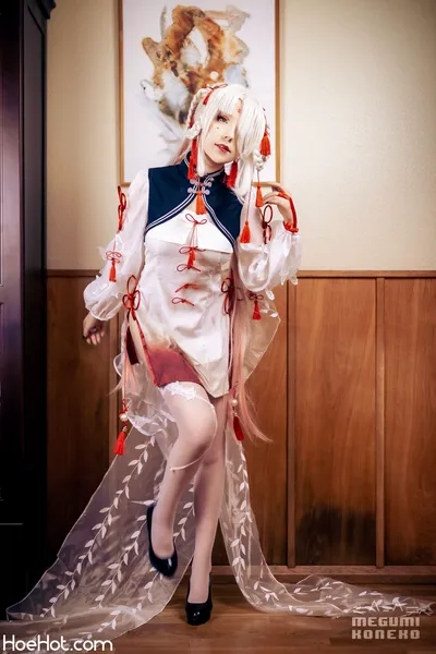 Megumi Koneko - Shiranui Qipao nude cosplay leaked 378861