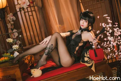 Tomoyo酱-碧蓝航线-镇海旗袍azur lanechen haif:big breastsf:high heelsf:makeupf:pantyhosenon-nude nude cosplay leaked 58441