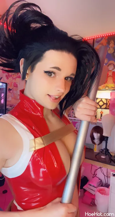 Peachybunnn - Momo Yaoyorozu nude cosplay leaked 159078