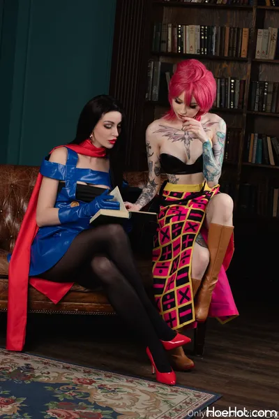 Lera Himera &amp; Zirael Rem : Lisa Lisa with Trish Una nude cosplay leaked 537092