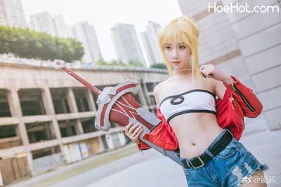 镜酱 - Mordred nude cosplay leaked 485339