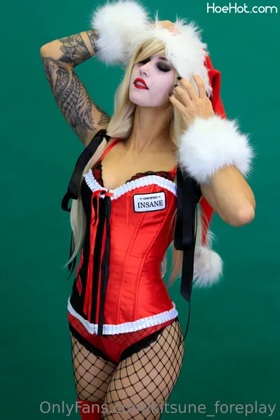 kitsune_foreplay Harley Quinn nude cosplay leaked 149379