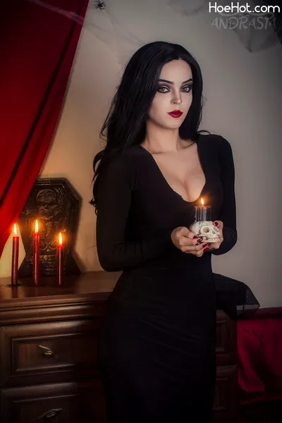 Andrasta - Morticia Addams nude cosplay leaked 580981