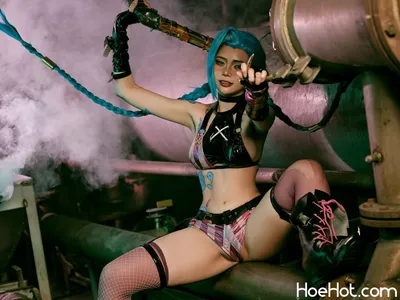 ZinieQ - Jinx Arcane nude cosplay leaked 365064