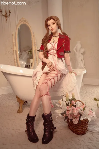 Disharmonica Aerith Cosplay (Final Fantasy 7) nude cosplay leaked 223421