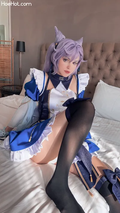 Shirogane-Sama - Keqing Maid nude cosplay leaked 315289