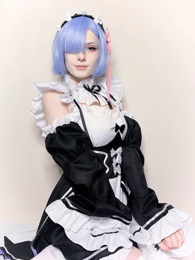 Bunni Lynn - Rem Maid nude cosplay leaked 323717