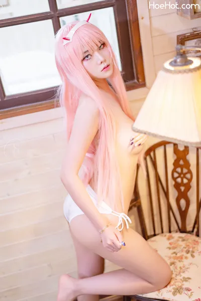 SAINT Photolife - Yuna (유나) - No.10 Zero Two nude cosplay leaked 191930