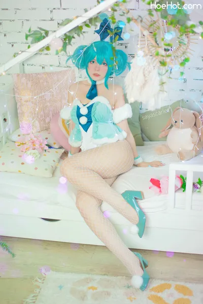 Saya Scarlet - Hatsune Miku BiCute Bunnies White nude cosplay leaked 572903