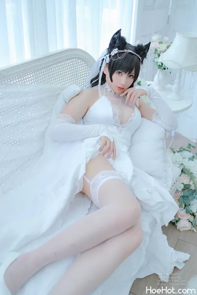 Nyako喵子 爱宕婚纱 nude cosplay leaked 400100