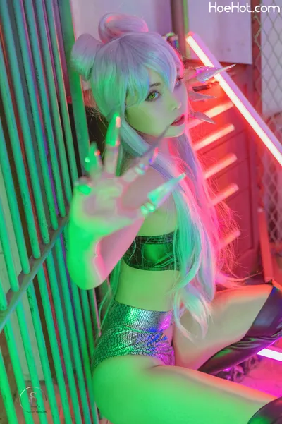 Yuna (유나) - Evelynn K/DA nude cosplay leaked 350272