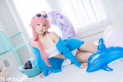 [クルミ] ホシノ水着 nude cosplay leaked 375525