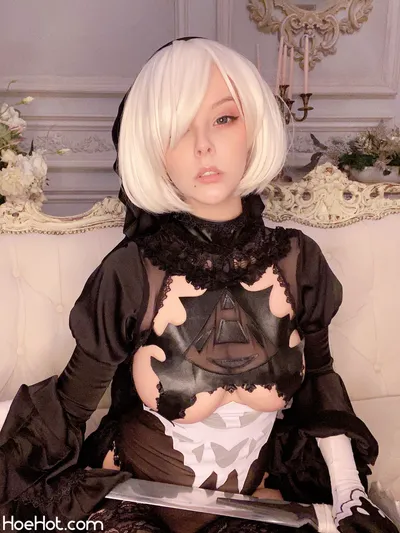 Helly Valentine - 2B Black Lingerie nude cosplay leaked 203562