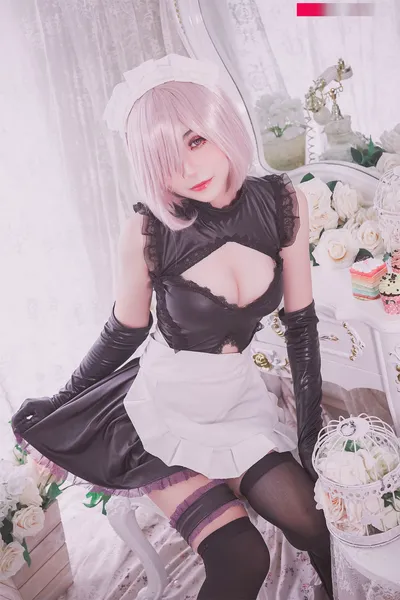 Mimmissu - Mashu maid nude cosplay leaked 8730