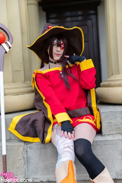 SugaryBunny - Megumin nude cosplay leaked 525643