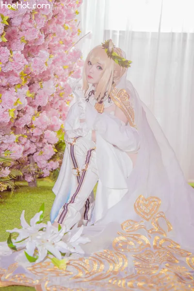 [斯文文文文] FATEGRAND ORDERCOS尼禄克芳狄乌斯花嫁二破 nude cosplay leaked 27593