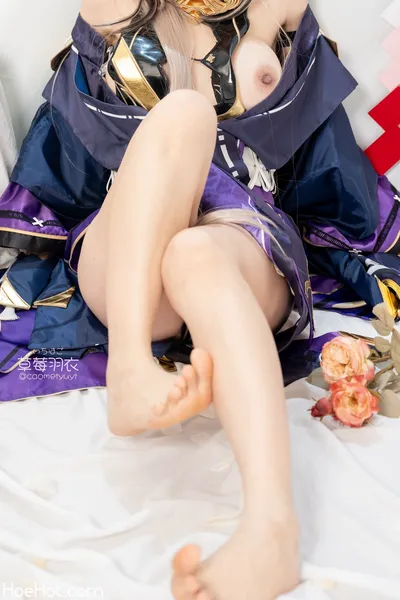 [草莓羽衣][黒ギャル八重神子]墨桜色の夜笙雅芸 nude cosplay leaked 44481