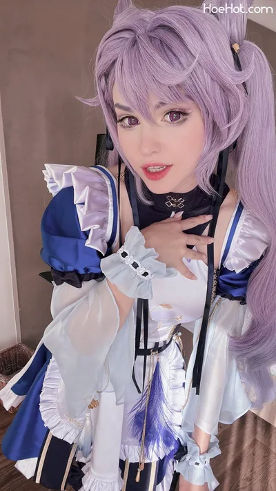 Shirogane-Sama - Keqing Maid nude cosplay leaked 315278