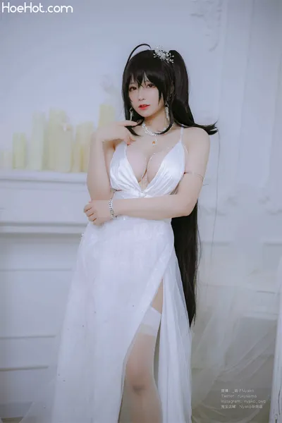 Nyako喵子 大凤纯白婚纱 nude cosplay leaked 384971