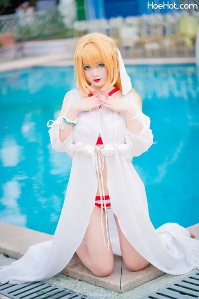 [七海抹茶酱] 尼禄泳装 FATE Nero Swimsuit nude cosplay leaked 242100