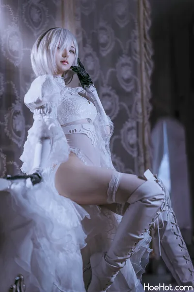 快乐的莲某人 Arika Ren 2B 白花嫁 nude cosplay leaked 271818