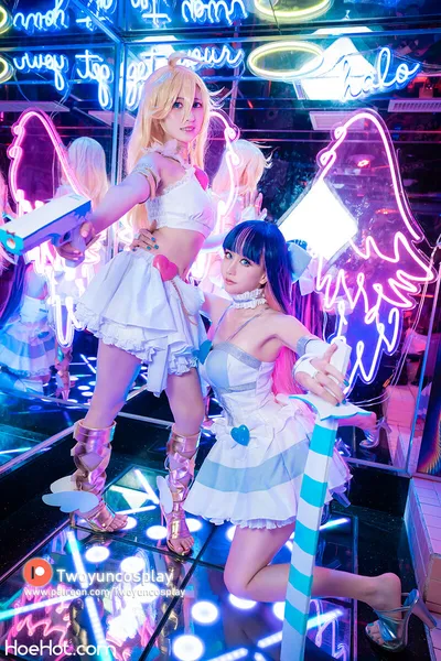 Twoyun - Panty &amp; Stocking nude cosplay leaked 306106