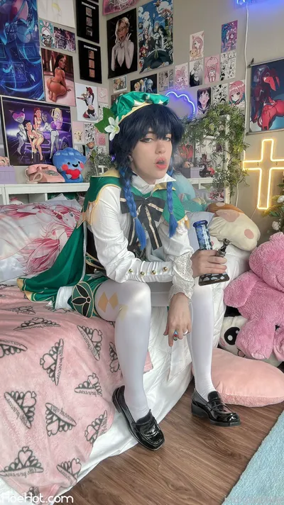 Indigo White - Venti nude cosplay leaked 266432