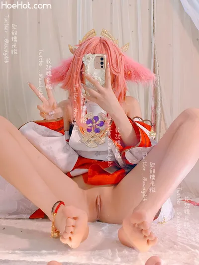 软甜糯米糍 - Yae Miko nude cosplay leaked 193278