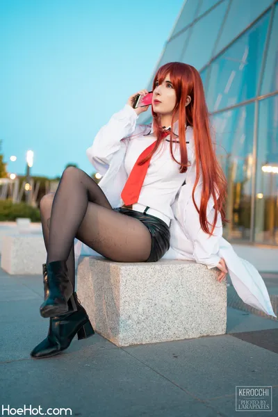 Kerocchi - Makise Kurisu (Steins; Gate) nude cosplay leaked 524340