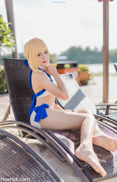 [秋山AkI] 水着弓SABER nude cosplay leaked 225201