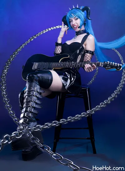 Morgan Le Foy - Punk Miku nude cosplay leaked 67836