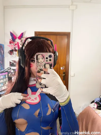 Monoki Chan - D.Va (Selfie Set) nude cosplay leaked 94163