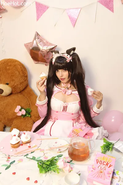 Lia Wink - Chocola (Nekopara) nude cosplay leaked 288701