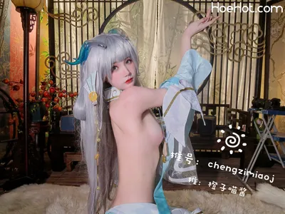 橙子喵酱 - 西施 &amp; 娜可露露 [24P] nude cosplay leaked 487388