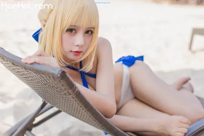 [秋山AkI] 水着弓SABER nude cosplay leaked 225210