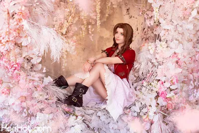 Disharmonica Aerith Cosplay (Final Fantasy 7) nude cosplay leaked 223395