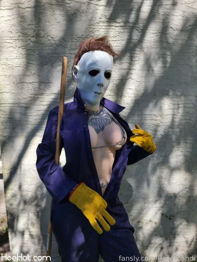 Razor Candi - Michael Myers nude cosplay leaked 144875