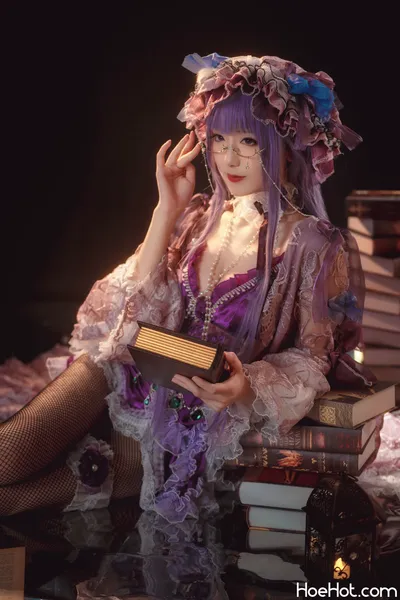 Miyinyin - Patchouli Knowledge nude cosplay leaked 386281