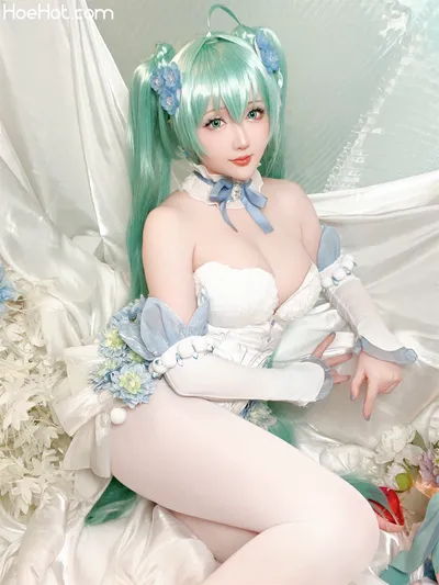 星之迟迟 初音未来粉蝶花精灵 Small nude cosplay leaked 31518