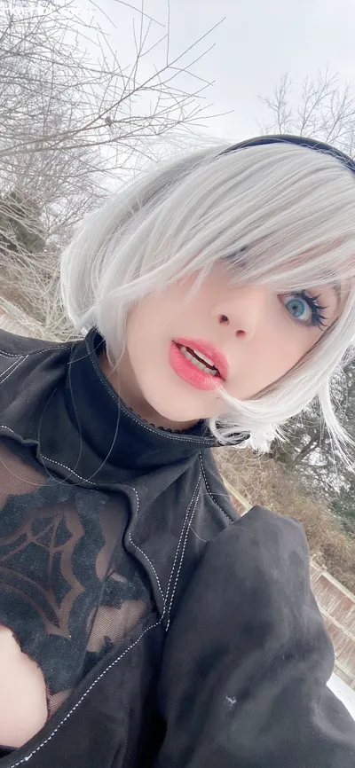 Junkenstein - Snow 2B nude cosplay leaked 471444