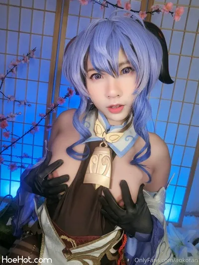 Aokotan - Ganyu nude cosplay leaked 608685