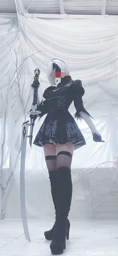 [くろ] NieR / 2B nude cosplay leaked 385018