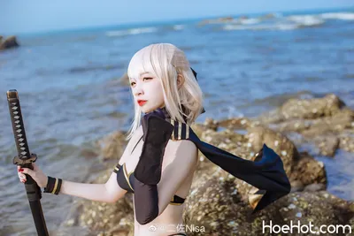 [二佐Nisa] Okita Souji Summer nude cosplay leaked 450176