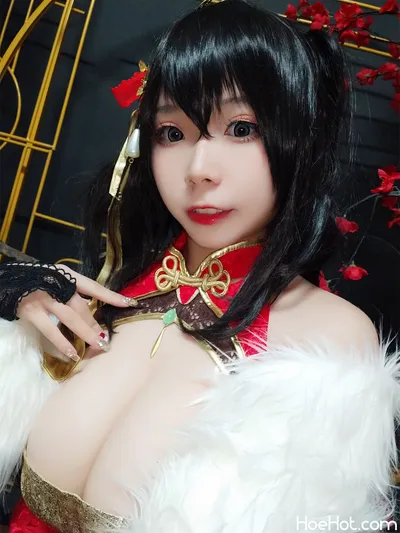 无颜小天使 碧蓝航线 大凤红旗袍 nude cosplay leaked 383679