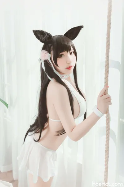 [貓田聖奈奈(桃之啾啾)] 爱宕泳装 盛夏进行曲 nude cosplay leaked 86203