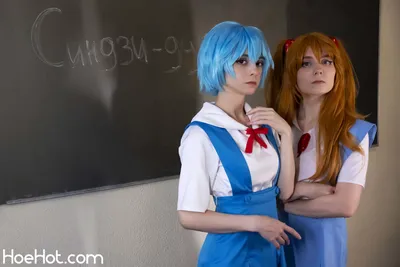 K0lenochka - Asuka school uniform nude cosplay leaked 109112